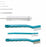 Key Surgical Original Brush Assortment - Assorted Cleaning Brush Kit - BR-4199
