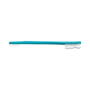 Key Surgical Toothbrush-Style Cleaning Nylon Brushes - Toothbrush-Style Cleaning Brush, Nylon Bristles, Double-Ended, 7" - N-2121-50