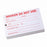 Key Surgical Write-On Tags - Write-On Tags, 3" x 5", Red, Do Not Use - RT-100