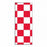 Key Surgical Patterned Sheet Tape - 1/4" Sheet Tape, ID, White / Red - T-220-0104