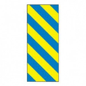 Key Surgical Patterned Sheet Tape - 1/4" Sheet Tape, Instrument, Blue / Yellow - T3200205