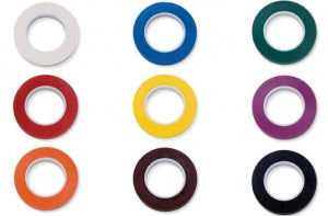 Key Surgical Identification Tape - Identification Sheet Tape, 1/4", White with Black Bones - T-702-09