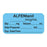 Anesthesia Label, With Experation Date, Time, And Initial, Paper, Permanent, "Alfentanil Mcg/Ml", 1" Core, 1-1/2" X 3/4", Blue, 500 Per Roll