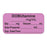 Anesthesia Label, With Experation Date, Time, And Initial, Paper, Permanent, "Dobutamine Mg/Ml", 1" Core, 1-1/2" X 3/4", Violet, 500 Per Roll
