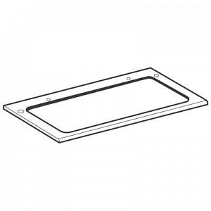 Labconco 6' x 36" SpillStopper Work Surfaces with Cutouts - SpillStopper Work Surface with Right Side Cutout, 6'W x 36"D x 1-1/4"H - 9503602