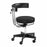 Reliance Exam Stool 5300 Series with Upholstered Backrest - Reliance 5356 Circular Stool, Black, 15" - 5356