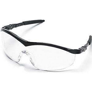 MCR Safety Storm Safety Glasses - Storm Safety Glasses with Clear Lens, Black Frame - ST110C