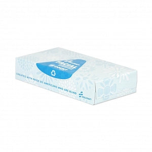 LC Industries Skilcraft Facial Tissues - Facial Tissue, 100 Count per Box - 8540007935425-602691
