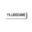 Laguna Coast Assoc Medication Labels / Tapes - 1% Lidocaine with Bicarbonate Label - TA1 LIDOCAINE