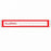 Laguna Coast Association Allergy Labels - Red / White Allergic Nursing Chart Label, 6" x 1" - W505R