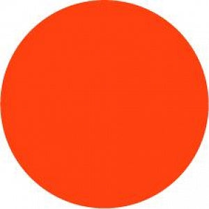 Centurion Centurion General Nursing Labels - Fluorescent Red Circle Removable General Nursing Label - LDFLRB
