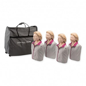 Laerdal Little Anne QCPR Manikins - Little Anne CPR Manikins, QCPR 4-Pack - 124-01050