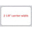 Brady Worldwide Permanent Labels - Permanent Paper Label, 2" x 1-1/4", White - LDWHP88