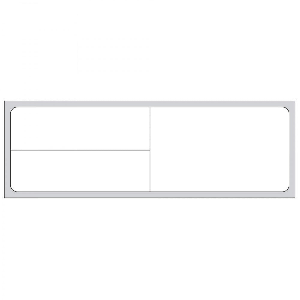 Label Meditech Direct Thermal Paper Extra Permanent 3" Core 4" X 1 1/4" White 3600 Per Roll