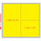 Label Cerner Direct Thermal Paper Permanent 3" Core 2 1/4" X 2 1/2" Yellow 2000 Per Roll, 4 Rolls Per Case