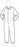 Liberty Glove PolyGard Polypropylene Light Weight Coveralls - COVERALL, POLYGARD, POLYPRO, STD WT, WHT, 2XL - 151252XL