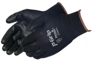 Liberty P-Grip Polyurethane Coated Nylon Shell Gloves - Gloves, 100% Black Nylon Shell, 13G, Size L - 4638BKL