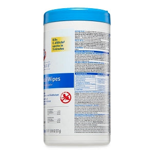 Clorox Bleach Germicidal Wipes - Clorox Bleach Wipes, Cleanroom, Medium-Duty, Cannister - CLO 35309CT