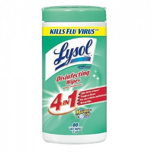 Reckitt Benckiser Lysol Disinfecting Wipes - Lysol Disinfectant Wipes, Citrus Scent, 7" x 8" - REC77182
