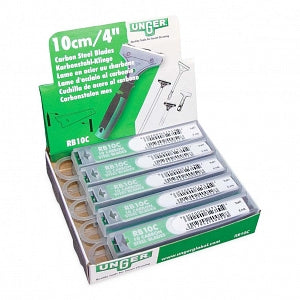 Unger Carbon Steel Replacement Blades - Replacement Floor Scraper Blade Dispenser - UNG RB10C