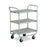 Lakeside Medium Duty Stainless Steel Utility Carts - Medium-Duty Stainless-Steel Utility Cart, 500 lb., 3 Shelves, 17-1/2" x 27" x 35-3/4" - 211