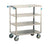 Lakeside Medium Duty Stainless Steel Utility Carts - Medium-Duty Stainless-Steel Utility Cart, 500 lb., 4 Shelves, 19-3/8" x 35" x 36-7/8" - 354