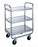 Lakeside Chrome Utility Carts - CART, UTIL, CHRM, 500LB, 3SHF, 17-1/2X27X35-3 - 473