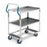 Lakeside Manufacturing Inc Ergo-One Heavy-Duty Stainless Steel Utility Carts - Ergo-One Stainless Steel Utility Cart with 2 Shelves, 22" W x 39-1/8" L x 44-3/8" H - 6820