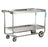 Lakeside Heavy-Duty Stainless Steel Utility Carts - Heavy-Duty Stainless-Steel Utility Cart, 700 lb., 2 Shelves, 22.375" x 54.625" x 37" - 758