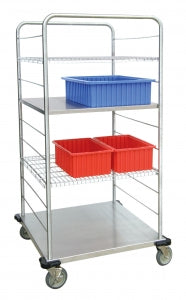 Lakeside Open Cast Carts - CART, CASE, OPEN, 6SHF WRNG, 32.5X32.75X61.5 - 7930