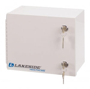 Lakeside Manufacturing Narcotics Cabinets - Single-Door Steel Narcotics Cabinet with Double Key Lock, 8.75" W x 6" D x 7.25" H - LNC-4