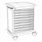 Lakeside Manufacturing Preciso Medical Carts - 9-Drawer Preciso Medical Cart with Nine 3" Drawer Configuration, Central Key Locking System, 25" W x 33" L x 41" H, Powder-Coated Gray Sides - PRE27-3G