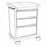 Lakeside Manufacturing Preciso Medical Carts - 3-Drawer Preciso Medical Cart with Two 9" and One 12" Drawer Configuration, Central Key Locking System, 25" W x 33" L x 45" H, Powder-Coated Yellow Sides - PRE30-2Y