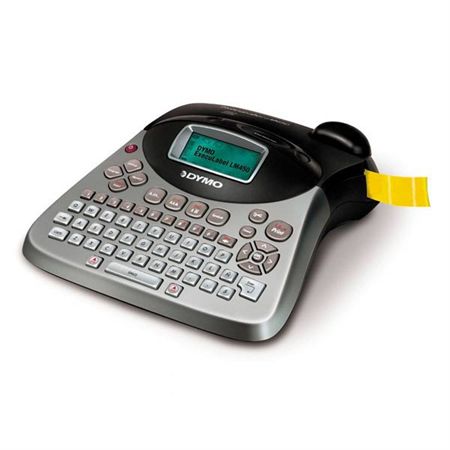 Label Tape for LM450 Label Maker 0.5"W (12mm) x 23'L - Black Type - Yellow and White only