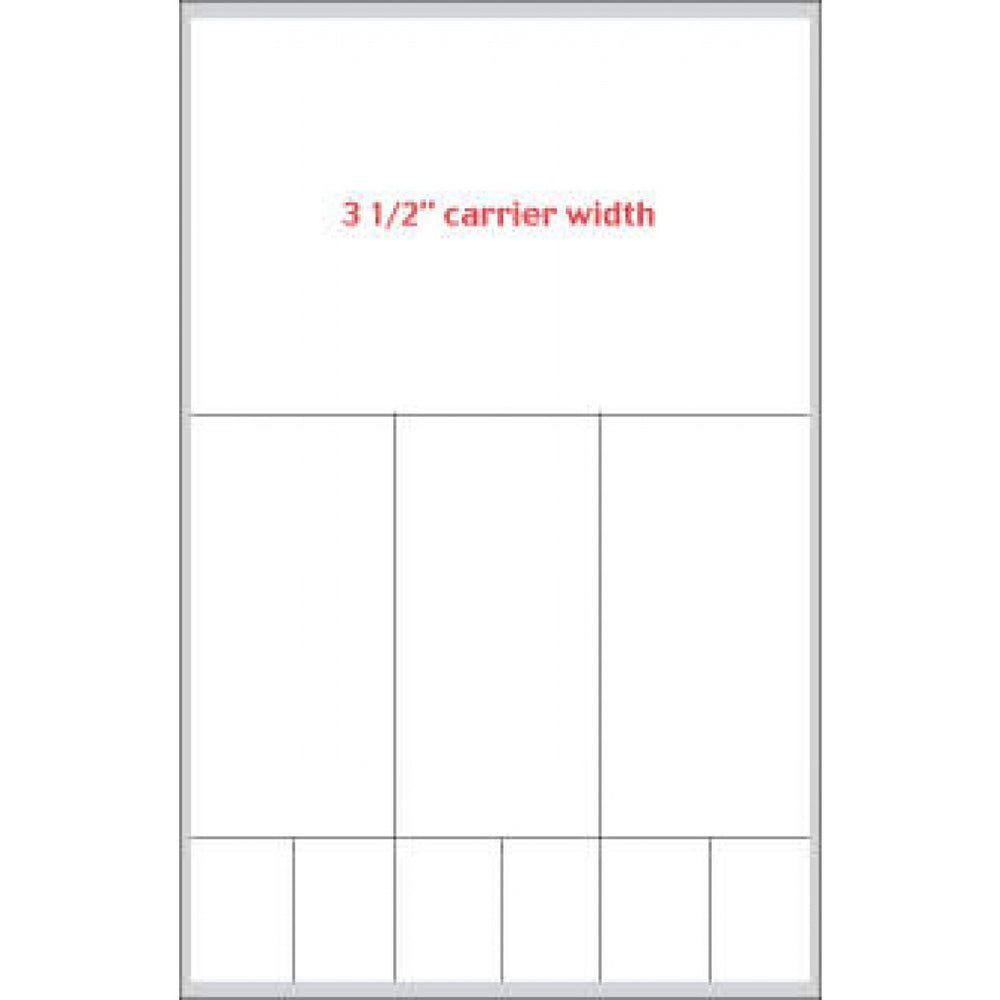 Label Meditech Direct Thermal Ir Paper Permanent 3" Core 3 3/8" X 5 1/4" White 1000 Per Roll, 2 Rolls Per Case