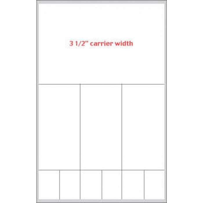 Label Meditech Direct Thermal Ir Paper Permanent 3" Core 3 3/8" X 5 1/4" White 1000 Per Roll, 2 Rolls Per Case