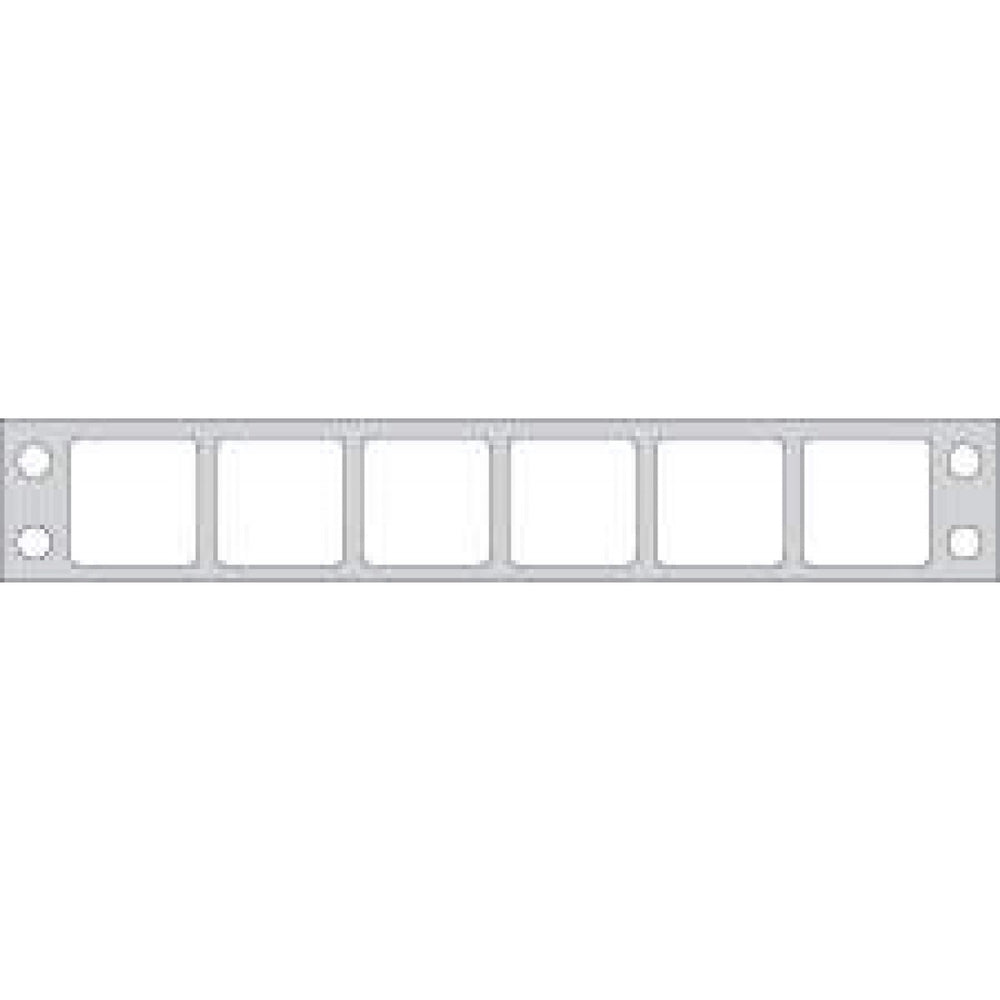 Slide Label Dot Matrix Paper Permanent 6 15/16" X 15/16" White 25000 Per Case