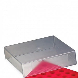 Labcon 96-Place Reversible Microtube Storage Racks - COVER, RACK, MCT, 0.5-2ML, PP, 96PL, CLR, 5/PK - 2501-220-000