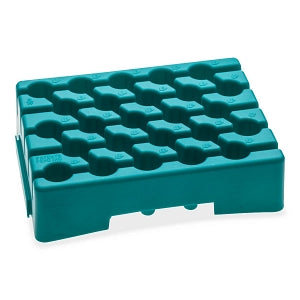 Labcon Reusable Racks for 15mL Centrifuge Tubes - RACK, CENT, 15ML, GREEN, REUSABLE, 5/PK - 2715-228-000