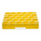 Labcon Reusable Racks for 15mL Centrifuge Tubes - RACK, CENT, 50ML, YELLOW, REUSABLE, 5/PK - 2750-222-000