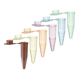 Labcon North America 1.5mL SuperSpin Microcentrifuge Tubes - TUBE, MCT, 1.5ML, PP, W/CAP, RAINBOW, 500/PK - 3016-879-000