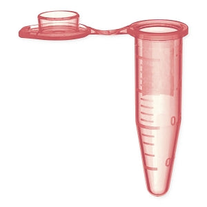 Labcon North America 1.5mL SuperSlik Low-Retention Microcentrifuge Tubes with Caps - TUBE, MCT, 1.5ML, PP, W/CAP, RED, NS, 250/PK - 3039-564-000