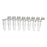 Labcon North America PurePlus 0.2mL 8-Well Individual-Hinge Bubble Cap PCR Strips - Pure Plus PCR Strip, 0.2mL, 8-Well, Individual-Hinged Bubble Cap, Natural - 3925-550-000