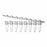 Labcon PurePlus 0.2mL 8-Well Attached Bubble Cap PCR Strips - Pure Plus PCR Strip, 0.2mL, 8-Well, Attached Bubble Cap, Natural - 3926-550-000