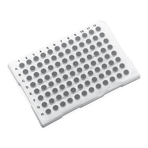 Labcon North America PurePlus Half-Skirted 96-Well Plates for Real-Time Thermocyclers - PLATE, 96 WELL, 0.2ML, HALF SKIRT, PP, NS, WHT - 3963-520-000