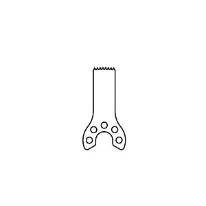 Conmed Oscillator Blades - Oscillator Blade, Oscillating, 5.5 mm x 12 mm x 0.4 mm - 502316000