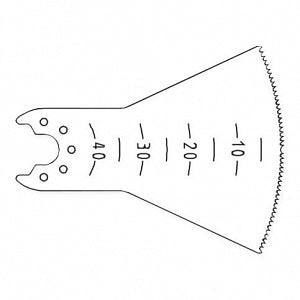 Conmed Sternum Saw Blades - Sternotomy Repeat Blade, 44.6 mm - 502317800