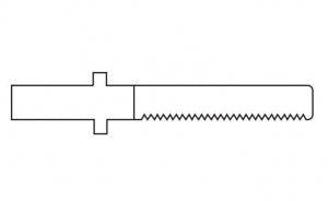Conmed Sternum Saw Blades - Sternum Saw Blade, 32 mm Long - 5059-235