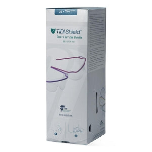 Tidi Products, LLC TIDI Shield Eye Shields - Grab N Go Eyewear Dispenser, 4 Boxes of 25 - 9210A-100