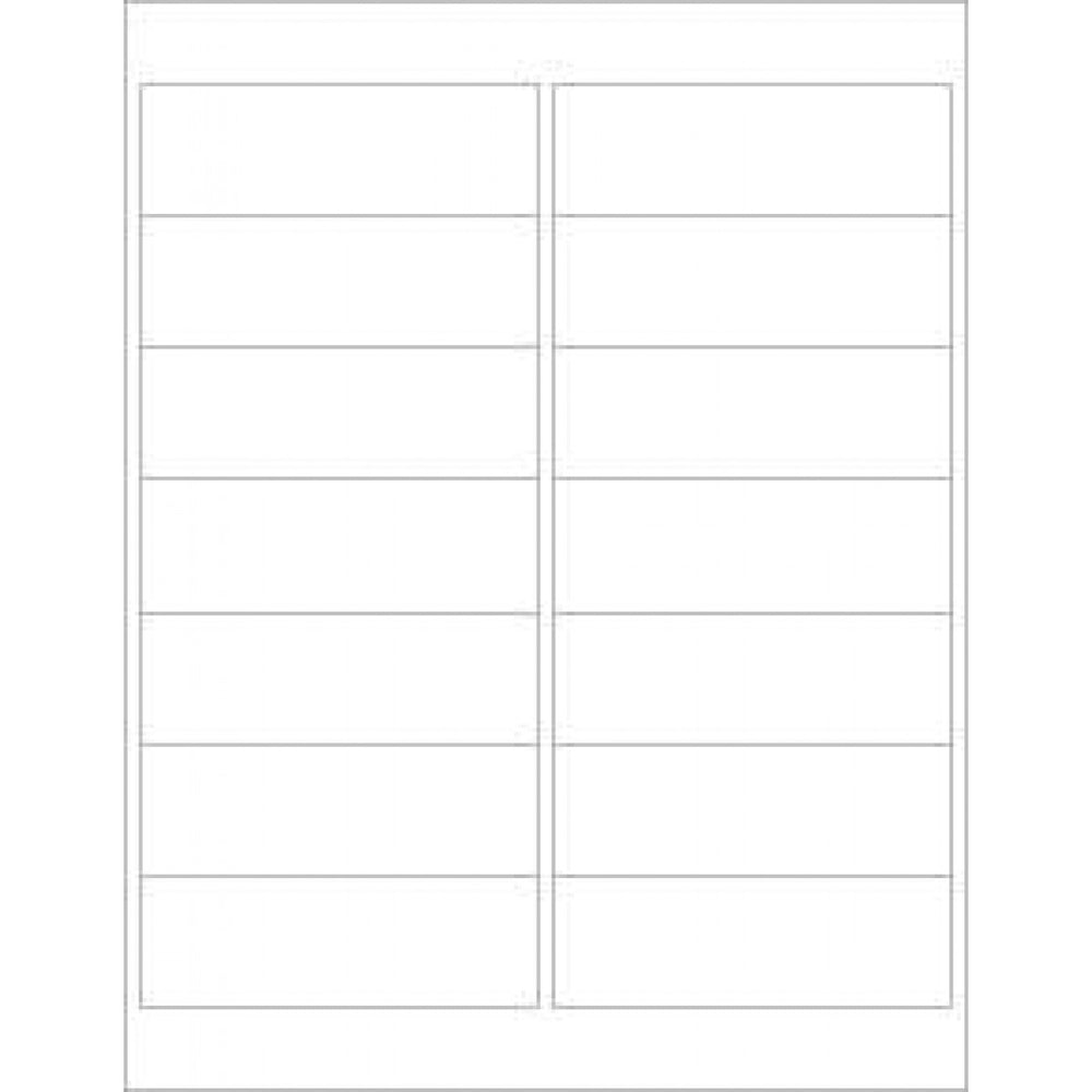 Laser Labels Media Supports Text, Linear And 2D Bar Codes, Photos, And Graphics 14 Labels/Sheet 100 Sheets/Pack